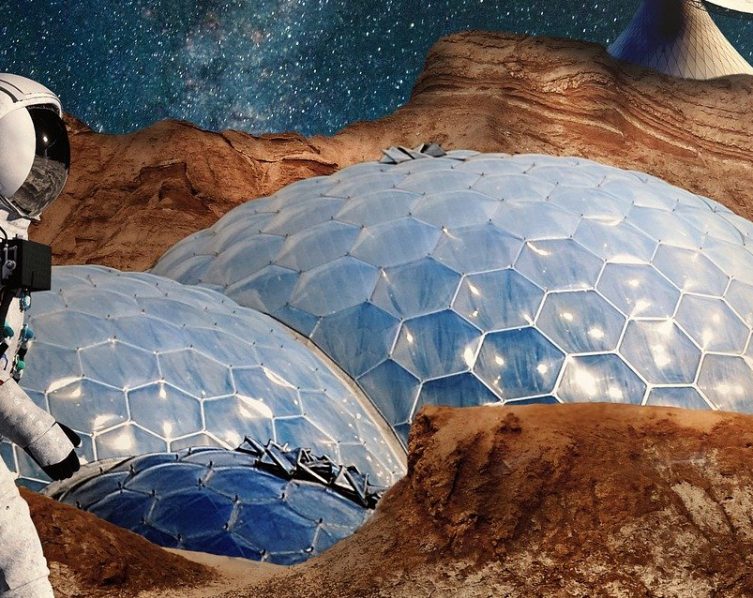 Ein Astronaut macht einen Spaziergang auf dem Mars. Die Besiedelung des fernen Planeten ist für viele eine Utopie.